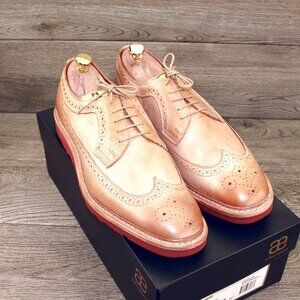 * NIB * $375 Allen Edmonds SHANNON DRIVE 10.5 D Tan * add $15 new Cedar Trees